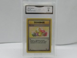 GMA GRADED POKEMON 1999 MR. FUJI #58 FOSSIL TRAINER MINT 9