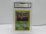 GMA GRADED POKEMON 2000 BROCK'S ZUBAT #24 GYM HEROES 1ST EDITION NM-MT 8