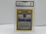 GMA GRADED POKEMON 2000 FCHSIA CITY GYM #114 GYM CHALLENG TRAINER 1ST EDITION MINT 9