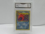 GMA GRADED POKEMON 1999 KINGLER #38 FOSSIL NM-MT+ 8.5