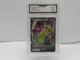 GMA GRADED POKEMON 2020 SWORD & SHIELD AEGISLASH V #126 VIVID VOLTAGE GEM MT 10