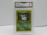 GMA GRADED POKEMON 1999 NIDORAN #57 JUNGLE 1ST EDITION MINT 9