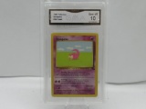 GMA GRADED POKEMON 1999 SLOWPOKE #55 FOSSIL GEM MT 10