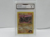 GMA GRADED POKEMON 2000 BROCK'S ONIX #69 GYM HEROES 1ST EDITION NM-MT 8