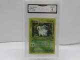 GMA GRADED POKEMON 1999 NIDORAN #57 JUNGLE NM-MT 8