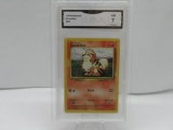 GMA GRADED POKEMON 1999 GROWLITHE #28 NM 7