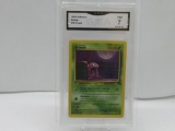 GMA GRADED POKEMON 1999 GRIMER #48 FOSSIL NM 7