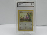 GMA GRADED POKEMON 1999 RATTATA #61 NM 7