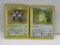 2 Count Lot of VINTAGE Base Set Unlimited HOLO Pokemon Cards