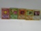 5 Count Lot of VINTAGE 1st Edition Pokemon Cards from AWESOME Collection