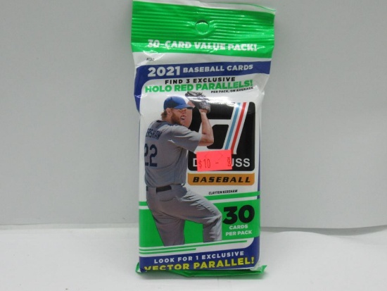 Factory Sealed 2021 DONRUSS Baseball 30 Card JUMBO Pack