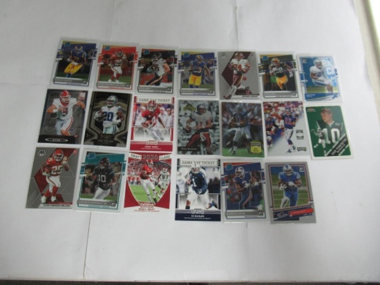 9 Count Lot of Football ROOKIE Cards - Mostly Newer Sets - Hot!