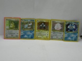 5 Count Lot of VINTAGE Pokemon HOLOS from Estate Collection