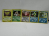 5 Count Lot of VINTAGE Pokemon HOLOS from Estate Collection