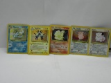 5 Count Lot of VINTAGE Pokemon HOLOS from Estate Collection