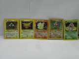 5 Count Lot of VINTAGE Pokemon HOLOS from Estate Collection