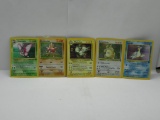 5 Count Lot of VINTAGE Pokemon HOLOS from Estate Collection