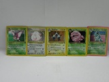 5 Count Lot of VINTAGE Pokemon HOLOS from Estate Collection