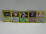 5 Count Lot of VINTAGE Pokemon HOLOS from Estate Collection