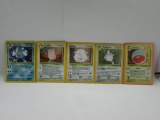 5 Count Lot of VINTAGE Pokemon HOLOS from Estate Collection