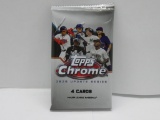 Factory Sealed 2020 Topps CHROME UPDATE Series 4 Card Pack