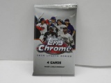 Factory Sealed 2020 Topps CHROME UPDATE Series 4 Card Pack