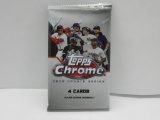 Factory Sealed 2020 Topps CHROME UPDATE Series 4 Card Pack