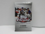 Factory Sealed 2020 Topps CHROME UPDATE Series 4 Card Pack