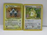 2 Count Lot of VINTAGE Base Set Unlimited HOLO Pokemon Cards