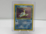 VINTAGE 1999 FOSSIL Unlimited LAPRAS #10/62 Holo Rare Pokemon Card