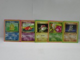 5 Count Lot of VINTAGE 1st Edition Pokemon Cards from AWESOME Collection