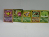 5 Count Lot of VINTAGE 1st Edition Pokemon Cards from AWESOME Collection