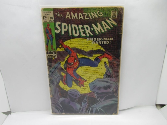 Amazing Spider-Man #70 Silver Age Kingpin Stan Lee 1969 Marvel