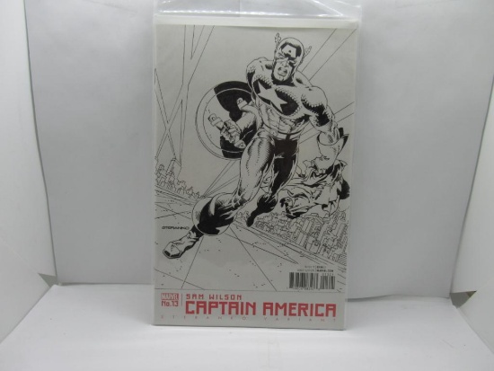 Sam Wilson Captain America #13 Steranko Variant! 2015 Marvel