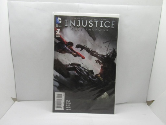 Injustice Gods Among Us #1 3rd Print Variant Low Print! 2013 DC