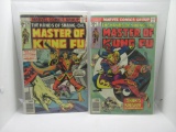 Master of Kung Fu #49 & #50 Shang Chi Movie Bronze Age 1976 Marvel