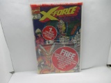 X-Force #1 Sealed in bag with Deadpool Card Rob Liefeld 1991 Marvel