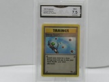 GMA GRADED POKEMON 1999 ENERGY SEARCH #59 FOSSIL TRAINER NM+ 7.5