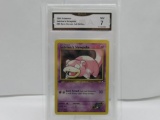 GMA GRADED POKEMON 2000 SABRINA'S SLOWPOKE #95 GYM HEROES 1ST EDITION NM 7