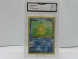 GMA GRADED POKEMON 2000 PSYDUCK #65 TEAM ROCKET NM 7