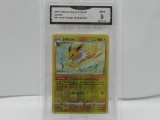 GMA GRADED POKEMON 2020 SWORD & SHIELD JOLTEON #47 VIVID VOLTAGE REVERSE FOIL MINT 9