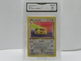 GMA GRADED POKEMON 1999 PERSIAN #42 JUNGLE 1ST EDITION NM-MT 8