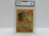 GMA GRADED POKEMON 1999 SANDSLASH #41 FOSSIL MINT 9