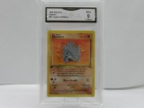 GMA GRADED POKEMON 1999 RHYHORN #61 JUNGLE 1ST EDITION MINT 9