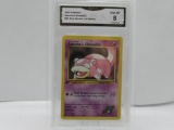 GMA GRADED POKEMON 2000 SABRINA'S SLOWPOKE #95 GYM HEROES 1ST EDITION NM-MT 8