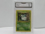 GMA GRADED POKEMON 1999 NIDORAN #57 JUNGLE NM-MT 8