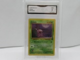 GMA GRADED POKEMON 1999 GRIMER #48 FOSSIL NM 7