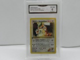 GMA GRADED POKEMON 2000 BLAINE'S KANGASKHAN #36 GYM HEROES 1ST EDITION EX-NM 6