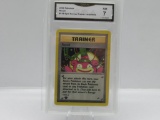 GMA GRADED POKEMON 2000 RECALL #116 GYM HEROES TRAINER 1ST EDITION NM 7