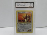 GMA GRADED POKEMON 2000 BLAINE'S TAUROS #64 GYM HEROES 1ST EDITION NM 7